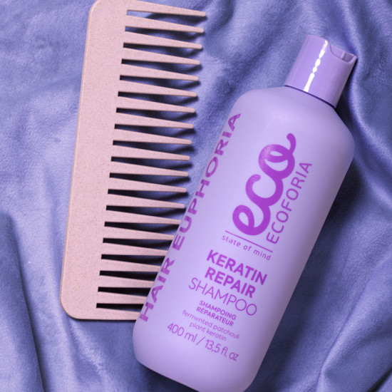 Sampon pentru refacerea parului Ecoforia Keratin 400 ml