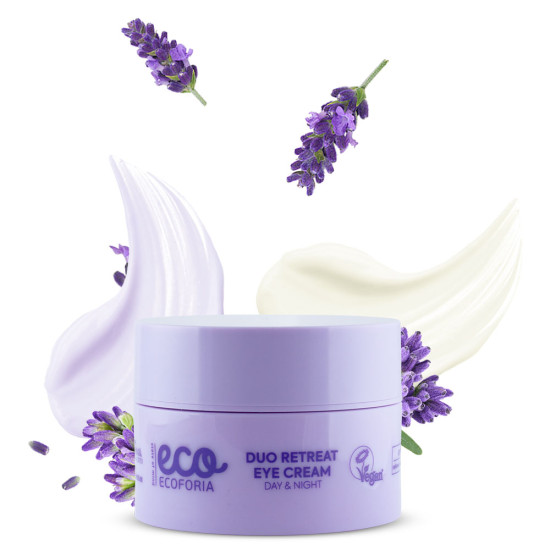 Crema de zi si noapte pentru ochi Ecoforia Lavender Clouds Duo Retreat 30 ml