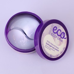 Plasturi de ochi pentru iluminare Ecoforia Lavender Clouds 60 ml