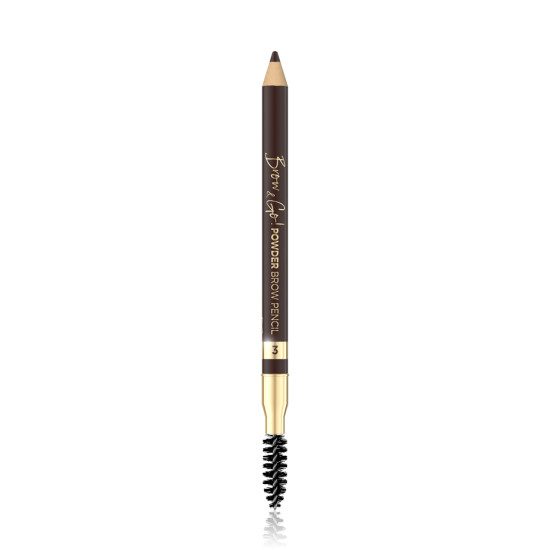 Creion de sprâncene pudră Eveline Brow&Go Nr 3