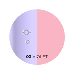 Ulei de buze Eveline Celebrity Lips High Gloss Nr 03 Violet 5 ml
