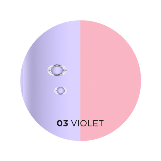 Ulei de buze Eveline Celebrity Lips High Gloss Nr 03 Violet 5 ml