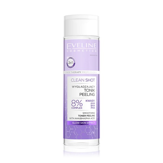 Tonic-exfoliant de netezire Eveline Clean Shot 200 ml