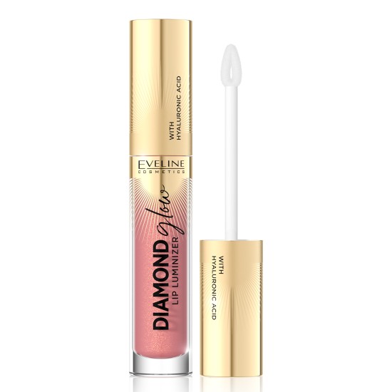 Luciu de buze Eveline Diamond Glow Lip Luminizer 04 Raspberry Sorbet