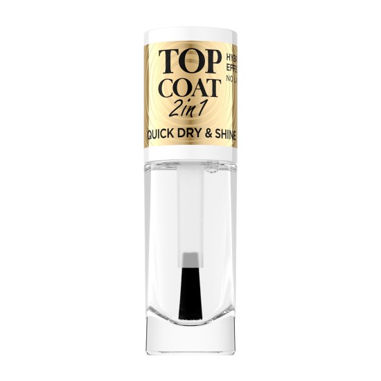 Lac de unghii 2 in 1 Eveline Top Coat 8 ml