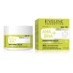 Cremă de față cu efect de netezire Eveline Korean Rituals AHA BHA+ 50 ml