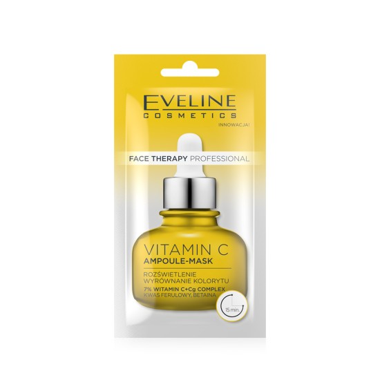 Mască-Fiolă Eveline Face Therapy Professional Vitamina C 8 ml