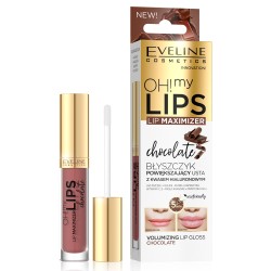 Luciu de buze Eveline Oh! My Lips Lip Maximizer Chocolate 4.5 ml