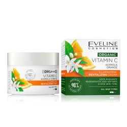 Crema revitalizanta de iluminare Eveline Organic Vitamin C 50 ml