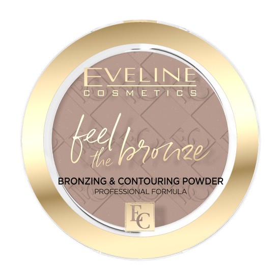 Pudra pentru bronz si contur Eveline Feel The Bronze 01 Milky Way