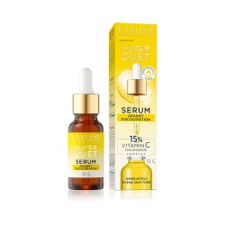Serum impotriva decolorarii cu complex 15% Vitamina C&Niacynamid Eveline Super Duet 18 ml