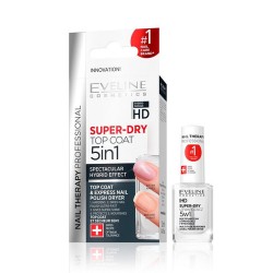 Tratament de unghii Eveline Super-Dry Top Coat 5 in 1, 12 ml