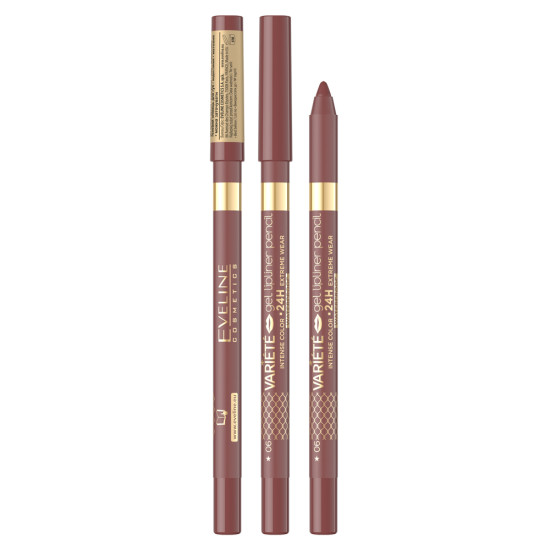 Creion de buze Variete Eveline Gel Lip Liner 06 Hazelnut