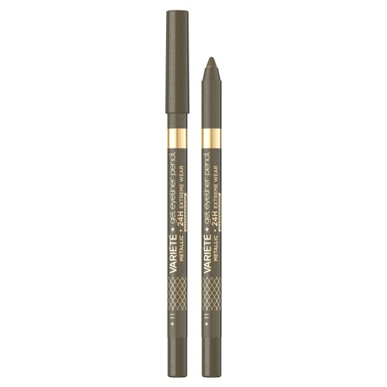 Creion eyeliner Eveline Variete Gel Waterproof Khaki 11