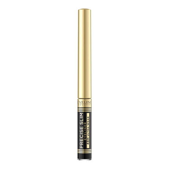 Eyeliner Eveline Waterproof Precise Slim Black 48h 2,8 ml