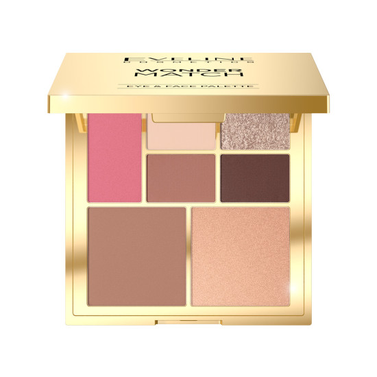 Paleta de conturare Eveline Wonder Match Eye & Face