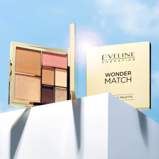 Paleta de conturare Eveline Wonder Match Eye & Face