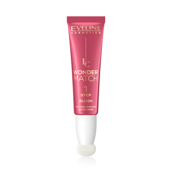 Fard de obraz Eveline Wonder Match Blush Step 1 Satin Finish Nr 1 14 ml