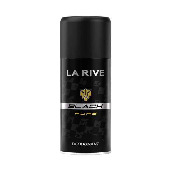 Set cadou La Rive Black Fury cu apă de toaletă și deodorant