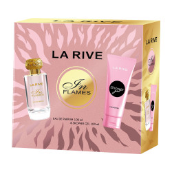 Set cadou La Rive In Flames cu apa de parfum 100 ml si gel de dus 100 ml