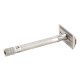 Aparat de ras safety razor cu cap cu pieptene deschis Merkur 25C Inox