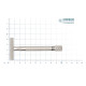 Aparat de ras safety razor cu cap cu pieptene deschis Merkur 25C Inox