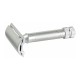 Aparat de ras safety razor cu cap cu pieptene închis Merkur 34C Matt Chrome