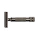 Aparat de ras safety razor cu cap cu pieptene inchis Merkur 34C Metallic Grey