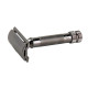 Aparat de ras safety razor cu cap cu pieptene inchis Merkur 34C Metallic Grey