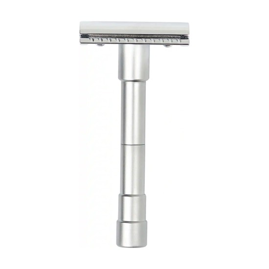 Aparat de ras safety razor cu cap cu pieptene inchis Merkur 46C Travel