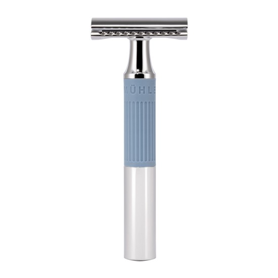 Aparat de ras clasic Safety Razor cu cap cu pieptene inchis si maner de metal Muehle R NEO 03 SR