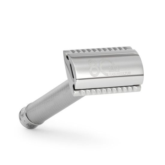 Aparat de ras safety razor cu cap cu pieptene închis Muehle R89 J80 - Ediție aniversară
