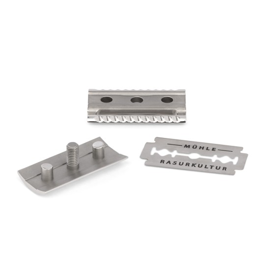 Aparat de ras safety razor cu cap cu pieptene închis Muehle R89 J80 - Ediție aniversară