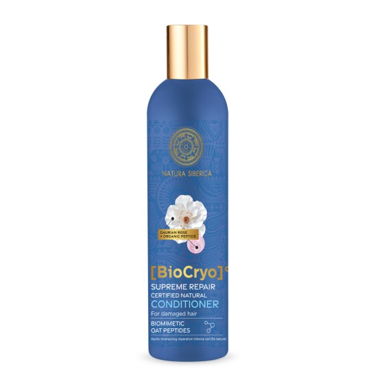 Balsam reparator Natura Siberica BioCryo Supreme pentru păr deteriorat 400 ml