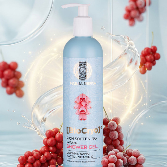 Gel de duș natural, bogat și emolient Natura Siberica BioCryo 400 ml