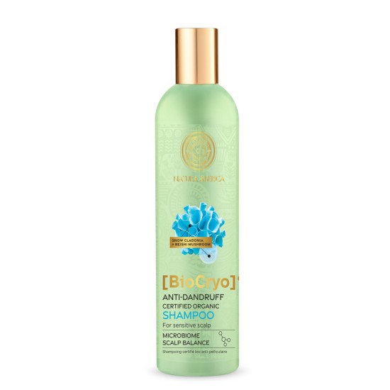 Șampon anti-mătreață Natura Siberica BioCryo pentru scalp sensibil 400 ml