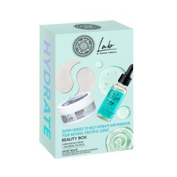 Set cadou Natura Siberica Biome Beauty Box Hydration cu serum de fata hidratant si plasturi pentru ochi