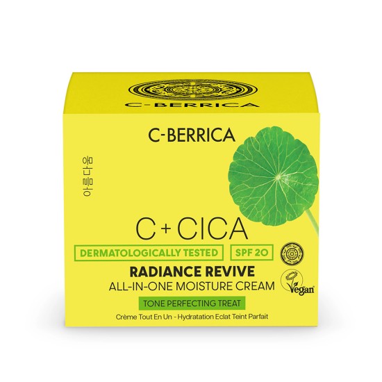 Cremă de față All In One CICA C-BERRICA Radiance Revive Tone perfecting treat, 50 ml