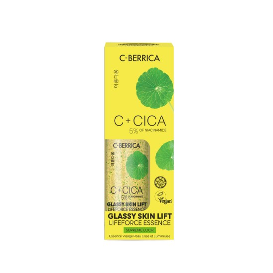 Esență facială CICA C-BERRICA Glassy Skin Lift LIFEFORCE ESSENCE Supreme look, 50 ml