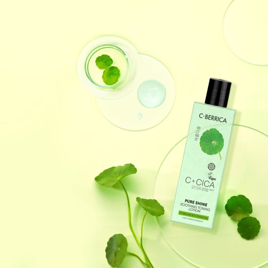 Loțiune tonifiantă CICA C-BERRICA Pure Shine SOOTHING Ph-balanced hydration, 150 ml