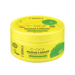 Plasturi de ochi CICA C-BERRICA Soothe & Depuff HYDROGEL, îngrijirea zonei delicate din jurul ochilor, 60 buc
