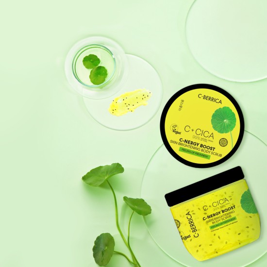 Scrub de corp CICA C-BERRICA C-Energy boost SKIN BRIGHTENING Feeling of freshness, 200 ml