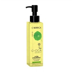 Ulei spumant de curățare CICA C-BERRICA Ultra Hyaluronic Daily light solution, 150 ml