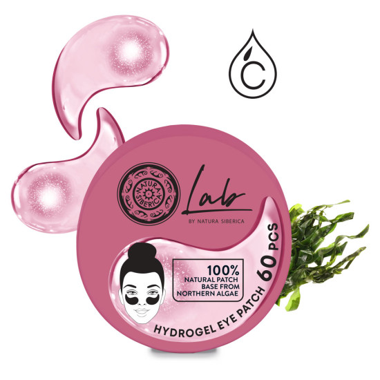 Plasturi pentru ochi cu Phyto Retinol anti-umflare și cearcăne Natura Siberica Lab Biome 60 buc
