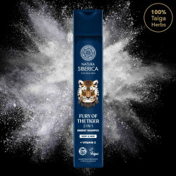 Sampon energizant 2 in 1 pentru corp si par Natura Siberica for Men Fury of the Tiger 250 ml
