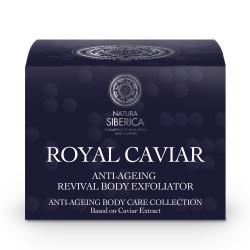 Cremă de corp exfoliantă anti-îmbătrânire Natura Siberica Royal Caviar 300 ml