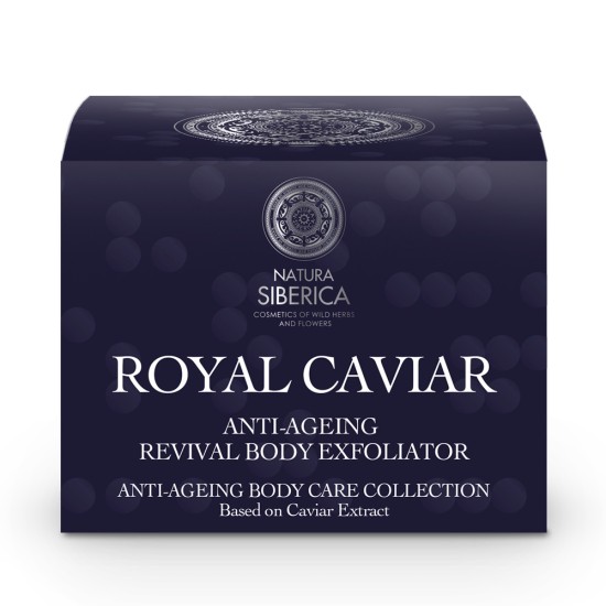 Cremă de corp exfoliantă anti-îmbătrânire Natura Siberica Royal Caviar 300 ml