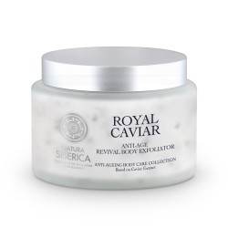 Cremă de corp exfoliantă anti-îmbătrânire Natura Siberica Royal Caviar 300 ml