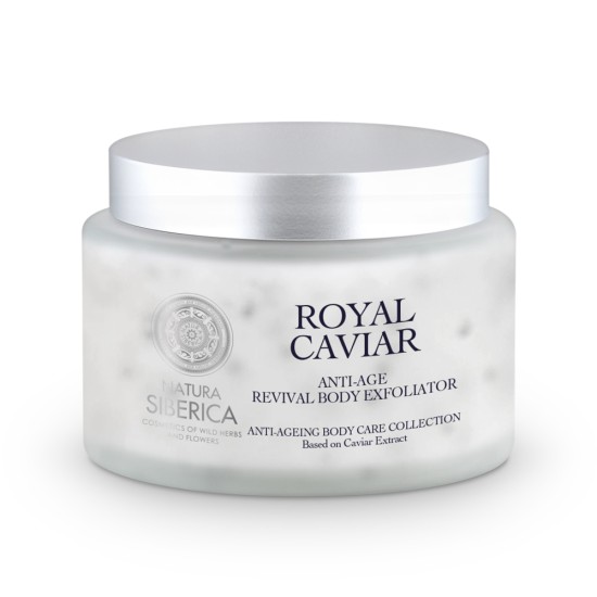 Cremă de corp exfoliantă anti-îmbătrânire Natura Siberica Royal Caviar 300 ml
