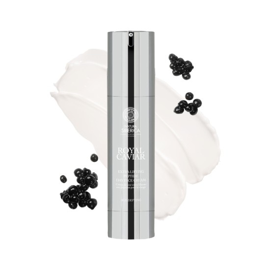 Crema de față cu peptide, efect extra-lifting Natura Siberica Royal Caviar, 50 ml